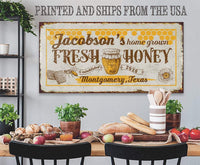 Personalized - Home Grown Honey - Canvas
