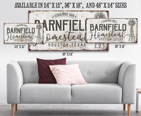 Personalized - Homestead Windmill - Canvas