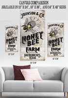 Personalized - Honey Bee Farm - Canvas