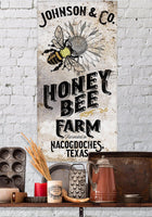 Personalized - Honey Bee Farm - Canvas