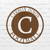 Initial Family Name Personalized Gifts - Custom Metal Sign