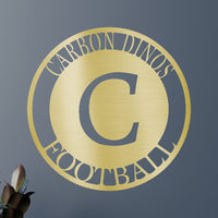 Initial Family Name Personalized Gifts - Custom Metal Sign