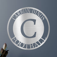 Initial Family Name Personalized Gifts - Custom Metal Sign