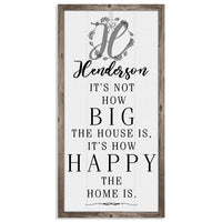 Personalized - It's Not How Big - Canvas