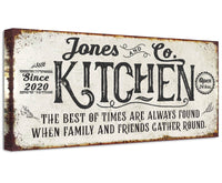 Personalized - Kitchen Best of Times - Canvas