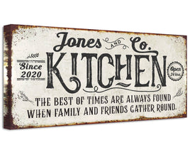 Personalized - Kitchen Best of Times - Canvas