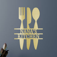 Kitchen Utensil Personalized Gifts - Custom Metal Sign