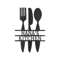 Kitchen Utensil Personalized Gifts - Custom Metal Sign