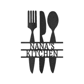 Kitchen Utensil Personalized Gifts - Custom Metal Sign