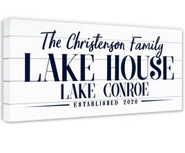 Personalized - Lake House - Canvas
