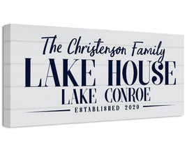 Personalized - Lake House - Canvas