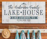 Personalized - Lake House - Canvas