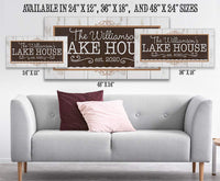 Personalized - Lake House - Canvas