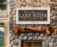 Personalized - Lake House - Canvas