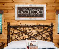 Personalized - Lake House - Canvas