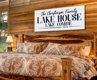 Personalized - Lake House - Canvas