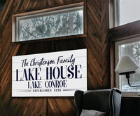 Personalized - Lake House - Canvas