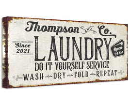 Personalized - Laundry and Co - Canvas