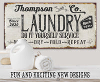 Personalized - Laundry and Co - Canvas