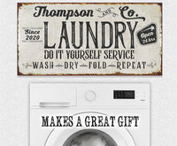 Personalized - Laundry and Co - Canvas