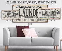 Personalized - Laundry and Co - Canvas