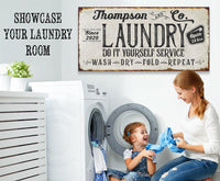 Personalized - Laundry and Co - Canvas