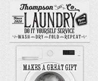 Personalized - Laundry and Co - Canvas