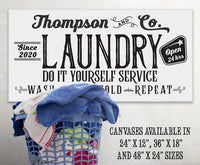Personalized - Laundry and Co - Canvas