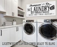 Personalized - Laundry and Co - Canvas