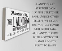 Personalized - Laundry and Co - Canvas