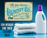 Personalized - Laundry - Metal Sign