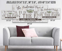 Personalized - Life Is Better On The Farm - Canvas