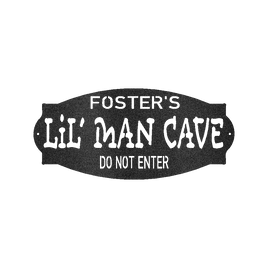 Lil Man Cave Personalized Gifts - Custom Metal Sign