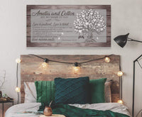 Personalized - Love Is Patient Tree - Canvas