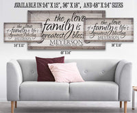 Personalized - Love Of A Family - Canvas
