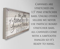 Personalized - Love Of A Family - Canvas