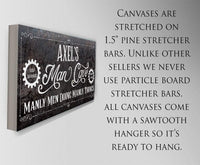 Personalized - Man Cave - Canvas
