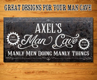 Personalized - Man Cave - Canvas