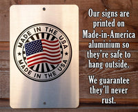 Personalized - Man Cave - Metal Sign
