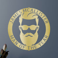 Manly Personalized Gifts - Custom Metal Sign