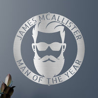 Manly Personalized Gifts - Custom Metal Sign