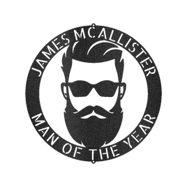 Manly Personalized Gifts - Custom Metal Sign