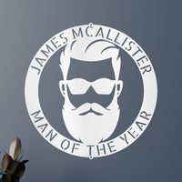 Manly Personalized Gifts - Custom Metal Sign