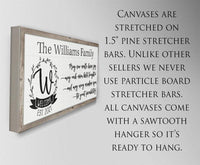 Personalized - May Our Walls Know Joy - Canvas