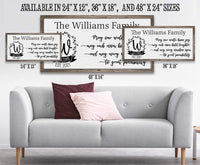 Personalized - May Our Walls Know Joy - Canvas