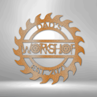 Dad Workshop Garage Personalized Gifts - Custom Metal Sign for Father's Day
