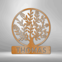 Family Tree Personalized Gifts - Custom Metal Sign