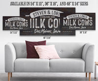 Personalized - Milk Cows - Canvas
