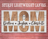 Personalized - Mom and Children - Canvas