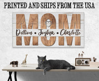 Personalized - Mom and Children - Canvas